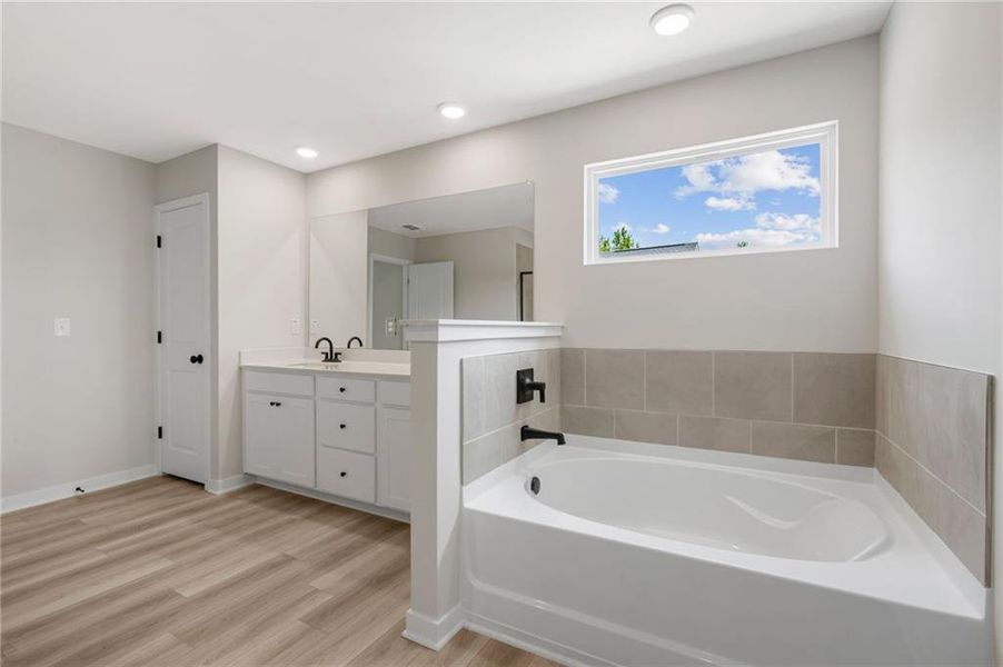 Furnished interior view inside a new home in Windsong Estates, McDonough (Image 9).