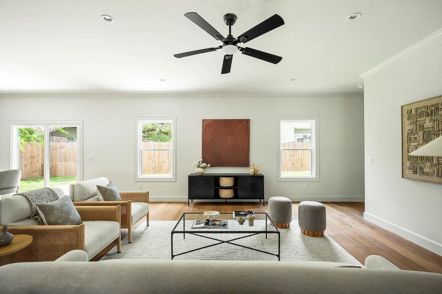 Furnished interior view inside a new home in , Austin (Image 24).