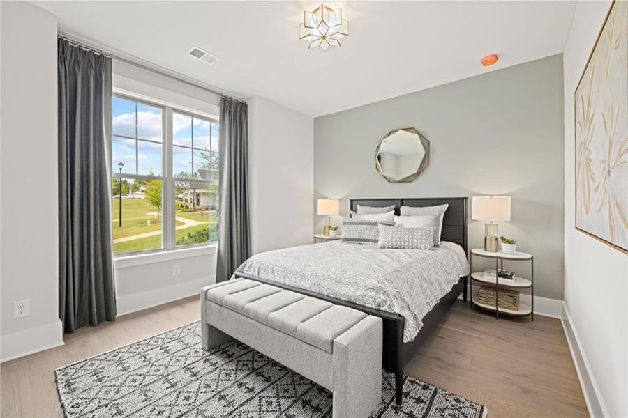 Furnished interior view inside a new home in Soleil Belmont Park, Canton (Image 4).