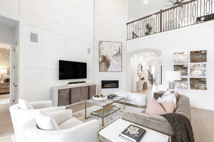 Representative Family Room - some options shown