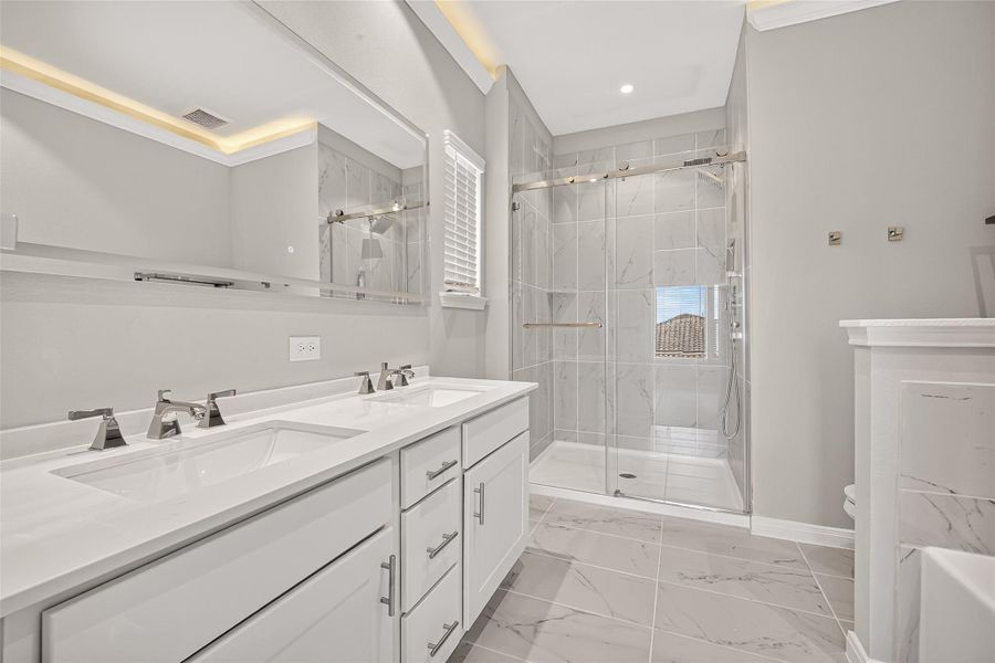 Furnished interior view inside a new home in , Houston (Image 18). Furnished interior view inside a new home in , Houston (Image 18).