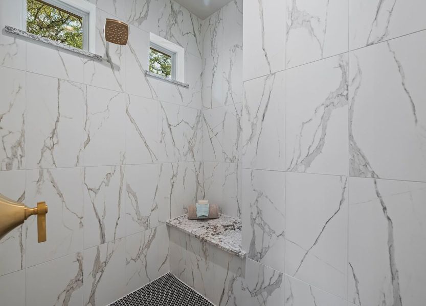 Whitehall Floor Plan in Parmer Ranch 60', Georgetown | Sitterle Homes Master Shower