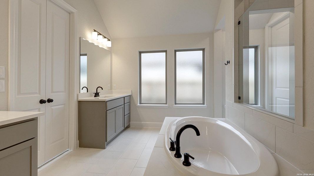 Furnished interior view inside a new home in Alsatian Oaks, Castroville (Image 6).