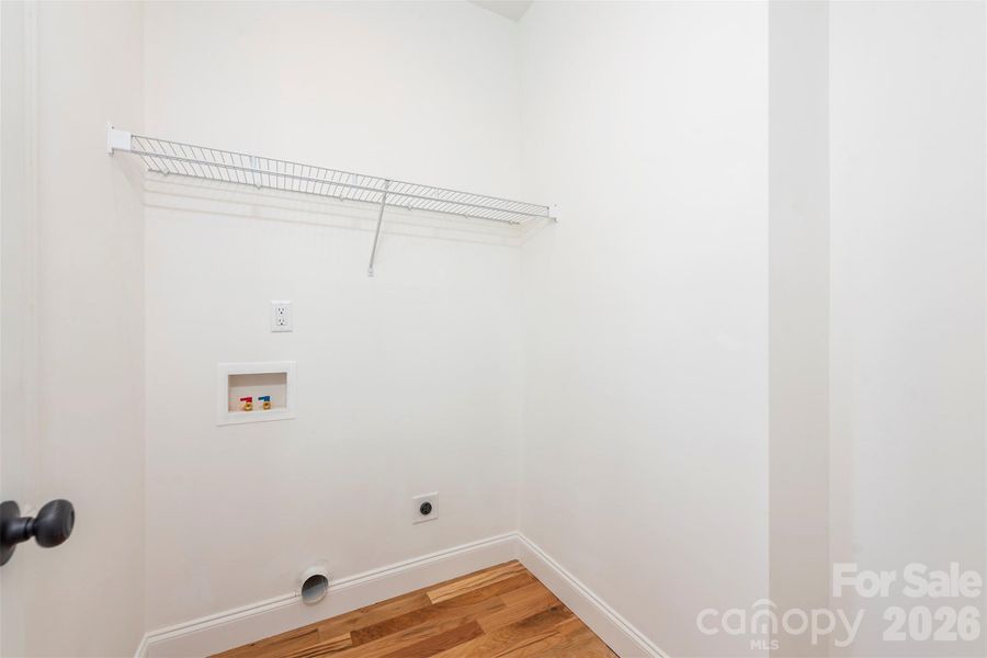Laundry room off the kitchen