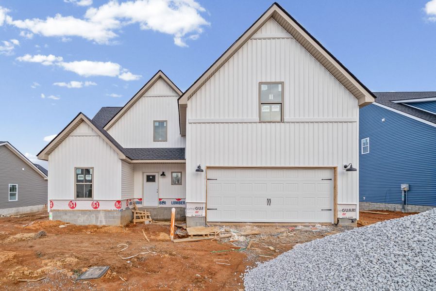 In-progress construction of a new home in Cherry Fields, Clarksville, TN (Image 5).
