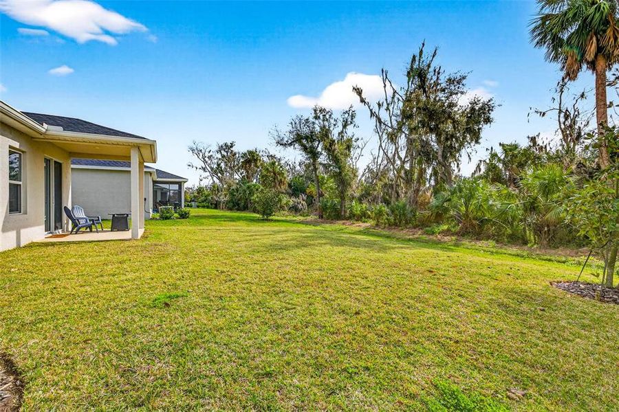 Exterior details and patio area of a home in Summerwoods, Parrish (Image 27).