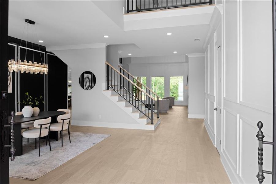 Furnished interior view inside a new home in , Buford (Image 10). Furnished interior view inside a new home in , Buford (Image 10).