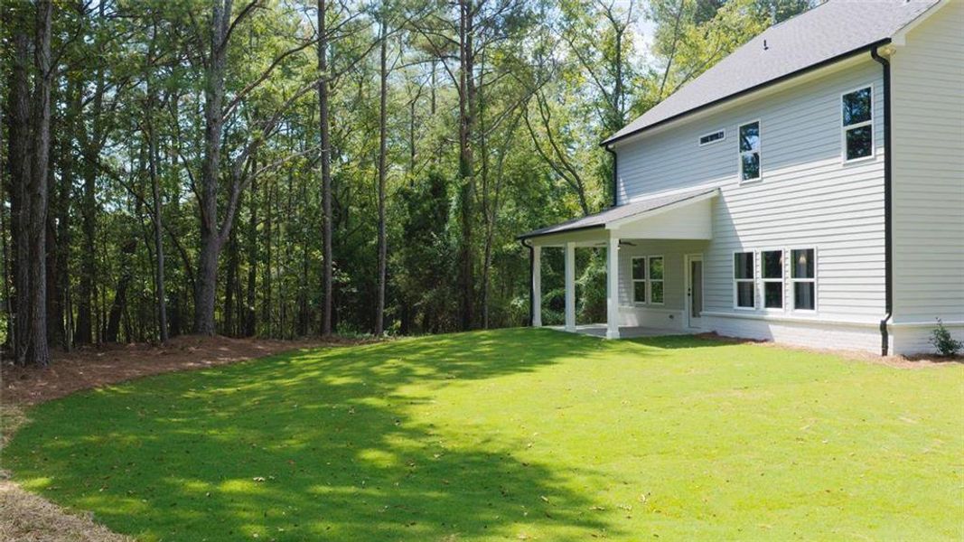 Exterior details and patio area of a home in , Cumming (Image 29).