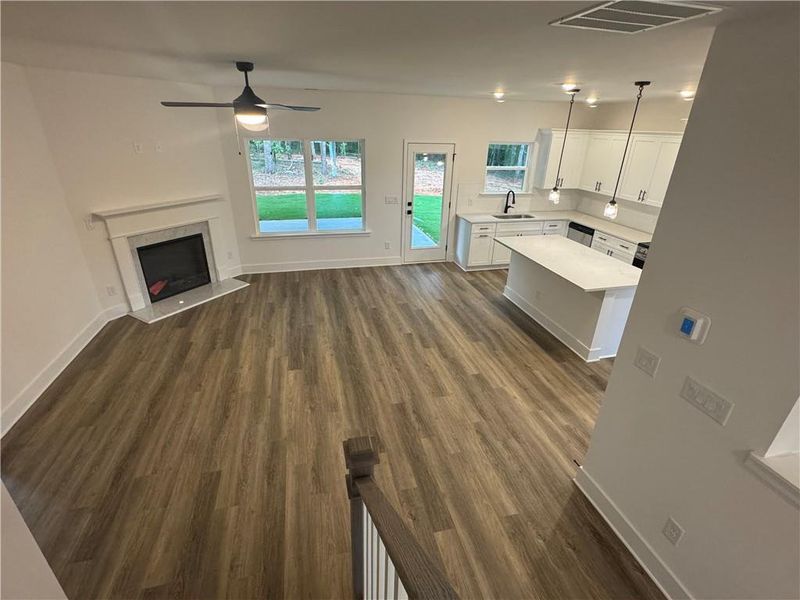 Spacious, unfurnished interior of a new home in The Fields of Walnut Creek, Pendergrass (Image 33).