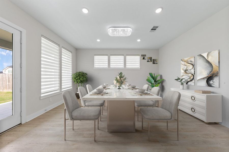 Furnished interior view inside a new home in Trillium, Richmond (Image 15).