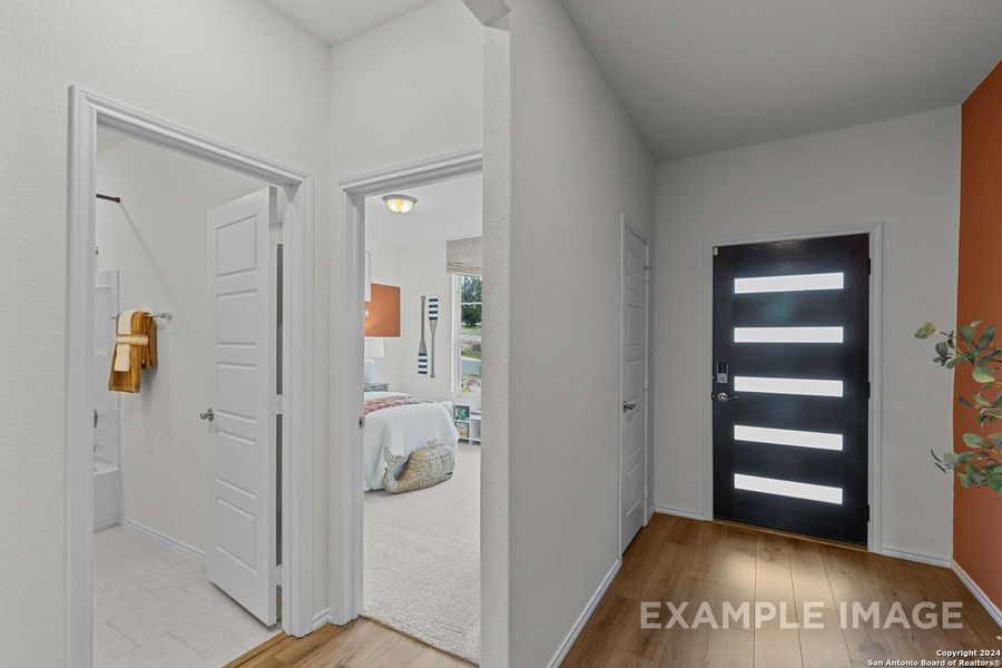 Furnished interior view inside a new home in Royal Crest, San Antonio (Image 22). Furnished interior view inside a new home in Royal Crest, San Antonio (Image 22).