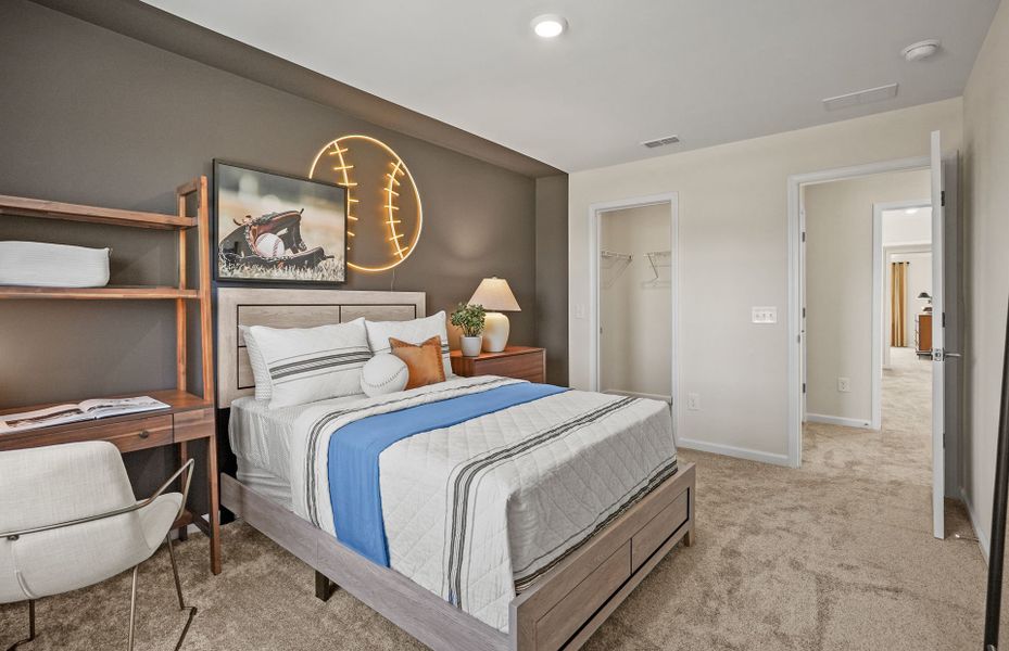 Representative furnished interior of a home built from the Badin by Pulte Homes in Riverstone, Monroe (Image 30).