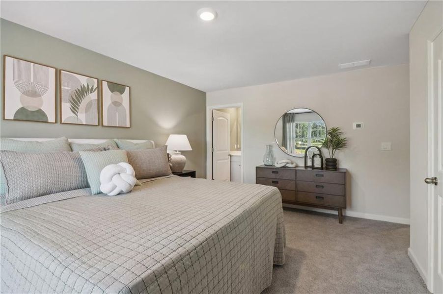 Furnished interior view inside a new home in , Atlanta (Image 32).