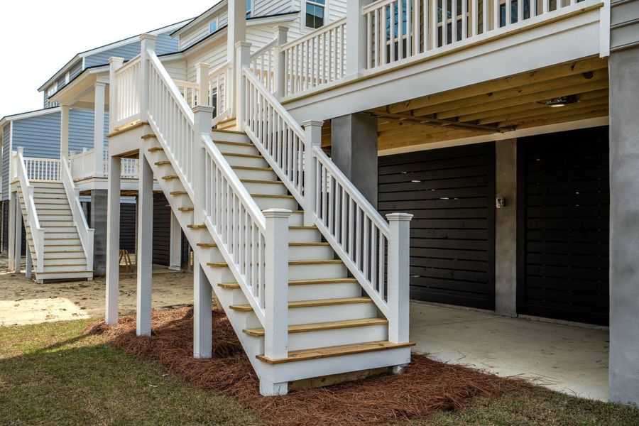 Exterior details and patio area of a home in Heron's Walk at Summers Corner, Summerville (Image 26).