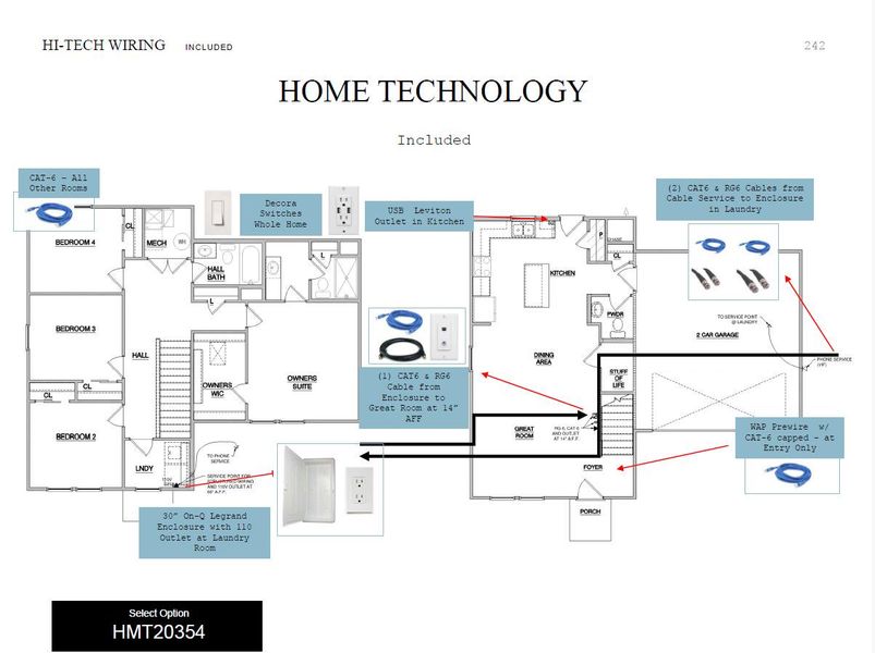 2D floor plan layout of this home in Stono Village, Hollywood, SC (Image 5).