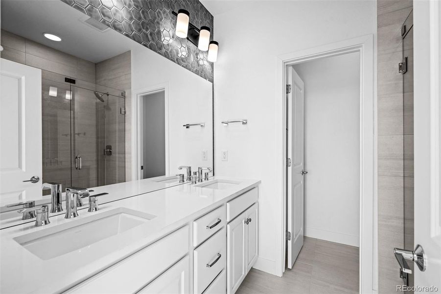 Furnished interior view inside a new home in , Denver (Image 11).