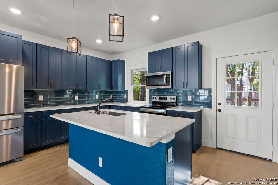Furnished interior view inside a new home in , San Antonio (Image 10).