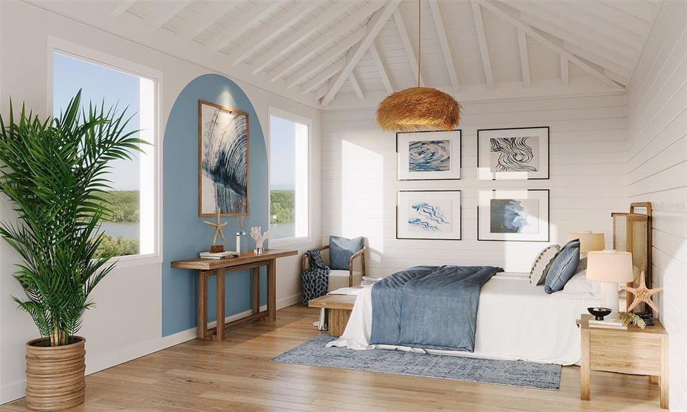 Furnished interior view inside a new home in , Longboat Key (Image 10).