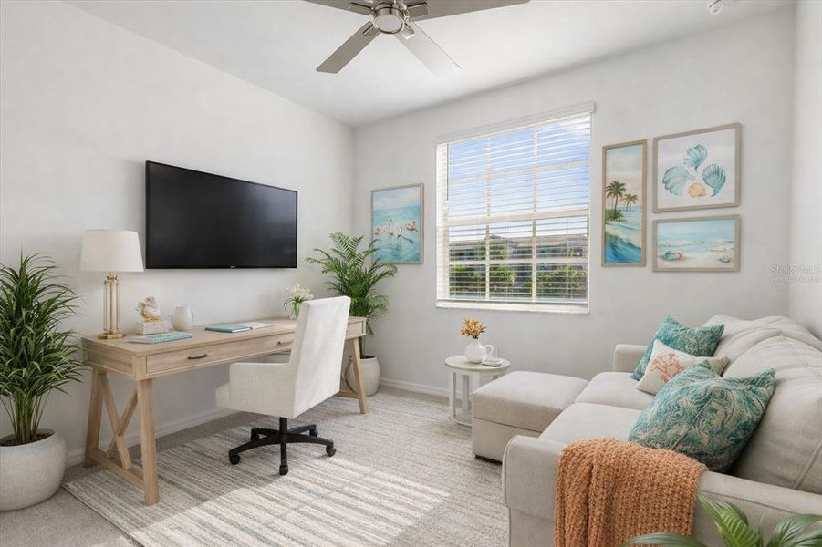 Furnished interior view inside a new home in , Venice (Image 15). Furnished interior view inside a new home in , Venice (Image 15).