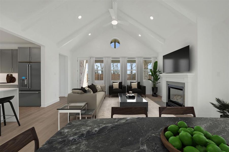 Furnished interior view inside a new home in Heritage Ranch, Sherman (Image 7).
