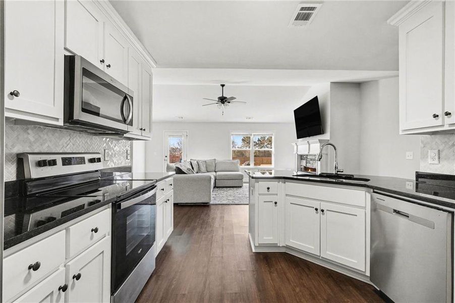 Furnished interior view inside a new home in , Winterville (Image 17).