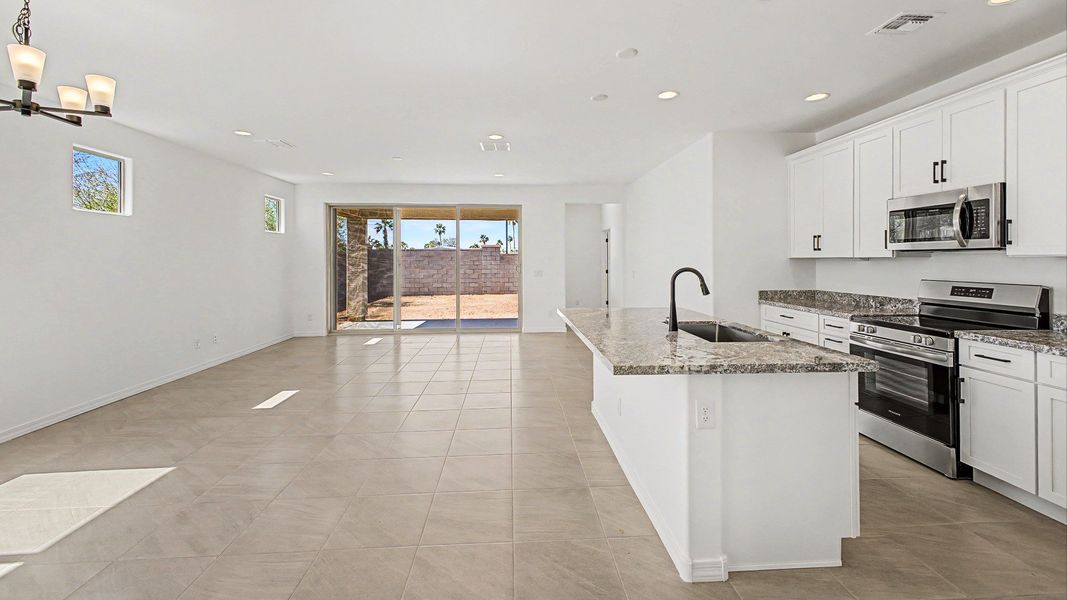Furnished interior view inside a new home in Castillo at Anderson Parc, Buckeye (Image 9).