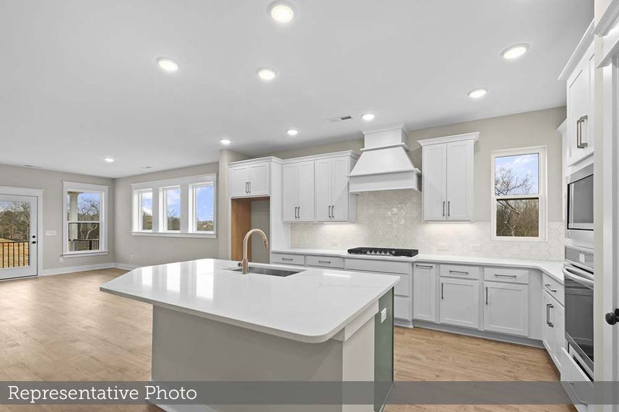 Furnished interior view inside a new home in The Preserve at Five Oaks, Lebanon (Image 5).