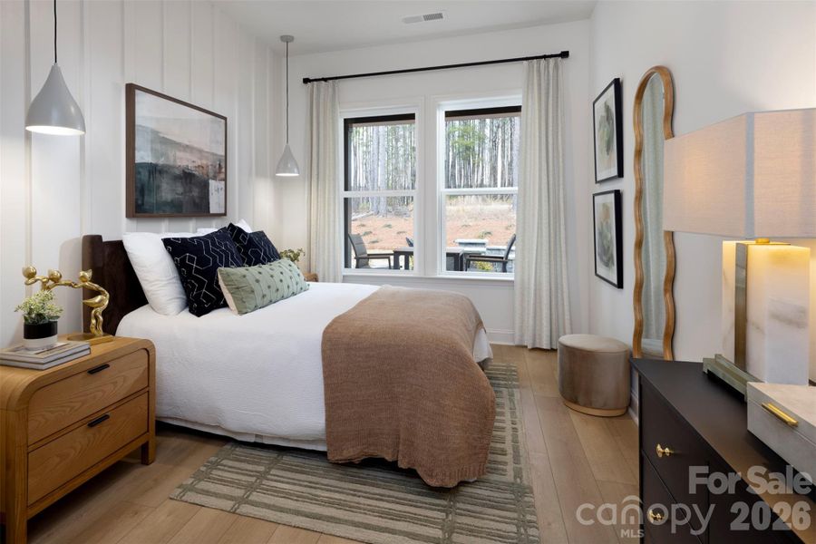 secondary bedroom on main floor