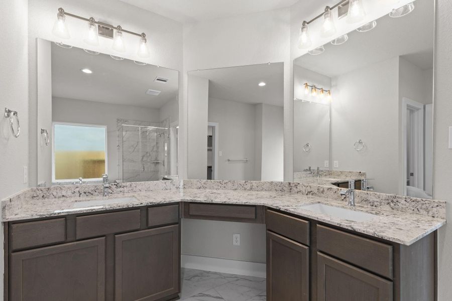 Furnished interior view inside a new home in Barton Creek Ranch, Conroe (Image 5). Furnished interior view inside a new home in Barton Creek Ranch, Conroe (Image 5).