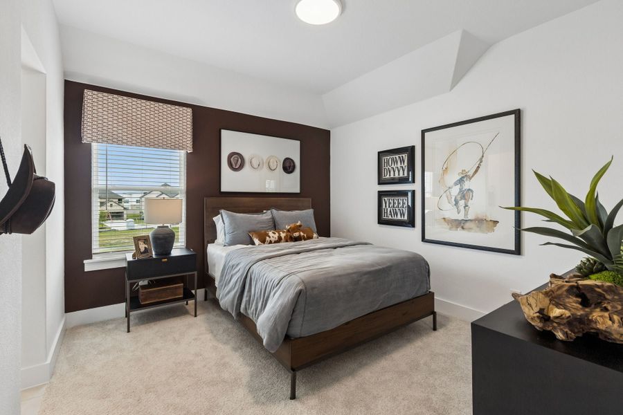 Furnished interior view inside a new home in Painted Tree Woodland West, McKinney (Image 26). Furnished interior view inside a new home in Painted Tree Woodland West, McKinney (Image 26).