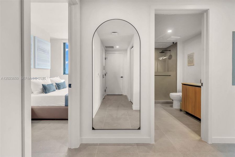 Furnished interior view inside a new home in , Miami (Image 5).