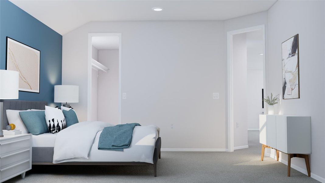 Furnished interior view inside a new home in Anniston, Katy (Image 21).