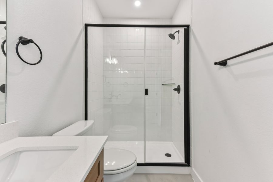 Furnished interior view inside a new home in Koenig Townhomes, Austin (Image 15).