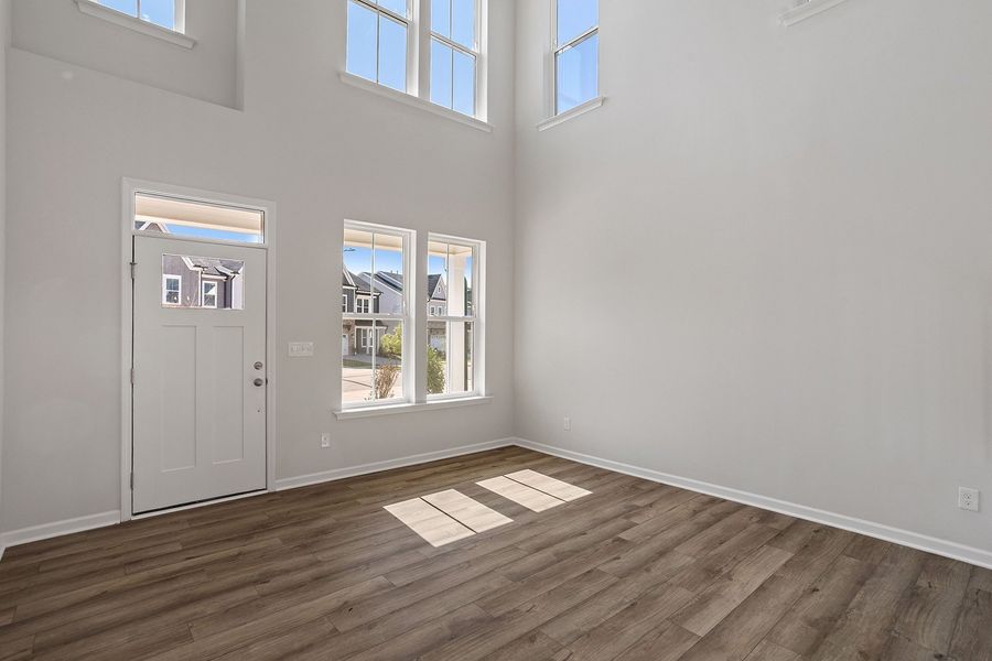Spacious, unfurnished interior of a new home in Ovation at Sweetbrier, Durham (Image 16).