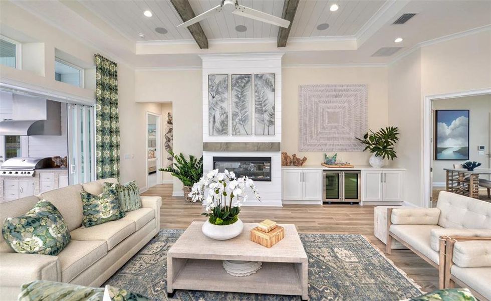 Furnished interior view inside a new home in , Fernandina Beach (Image 5). Furnished interior view inside a new home in , Fernandina Beach (Image 5).