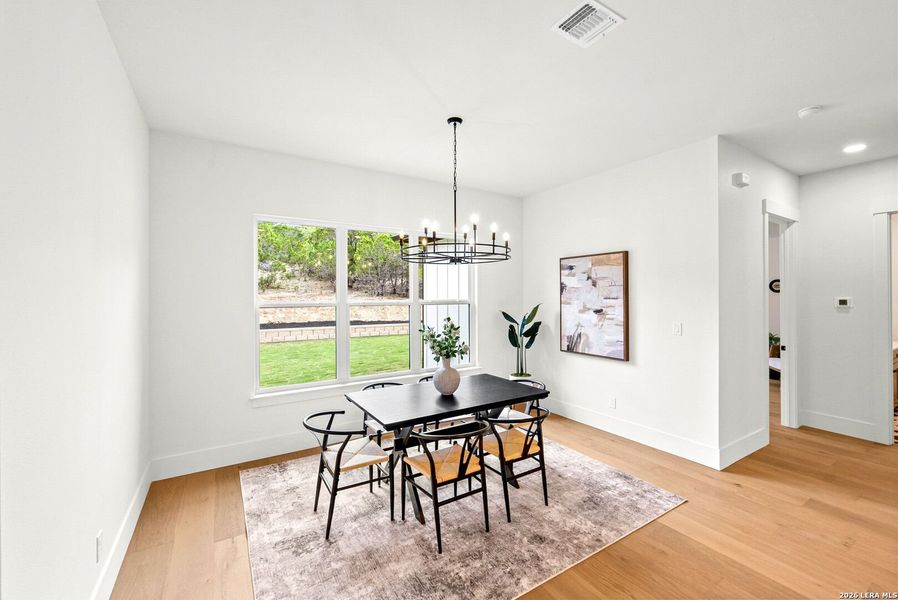 Furnished interior view inside a new home in , Boerne (Image 9).