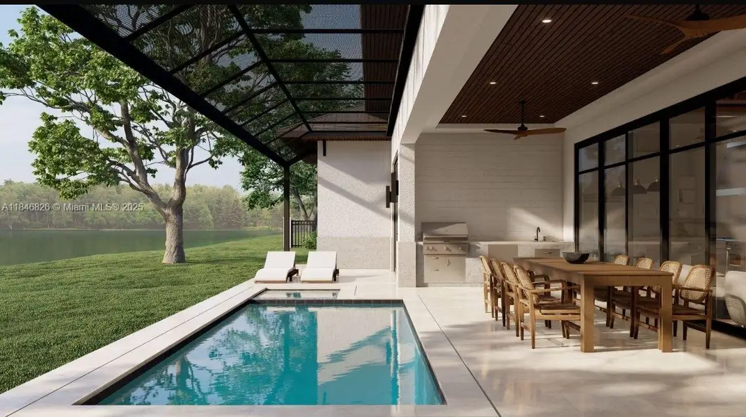 Exterior details and patio area of a home in , Naples (Image 2).