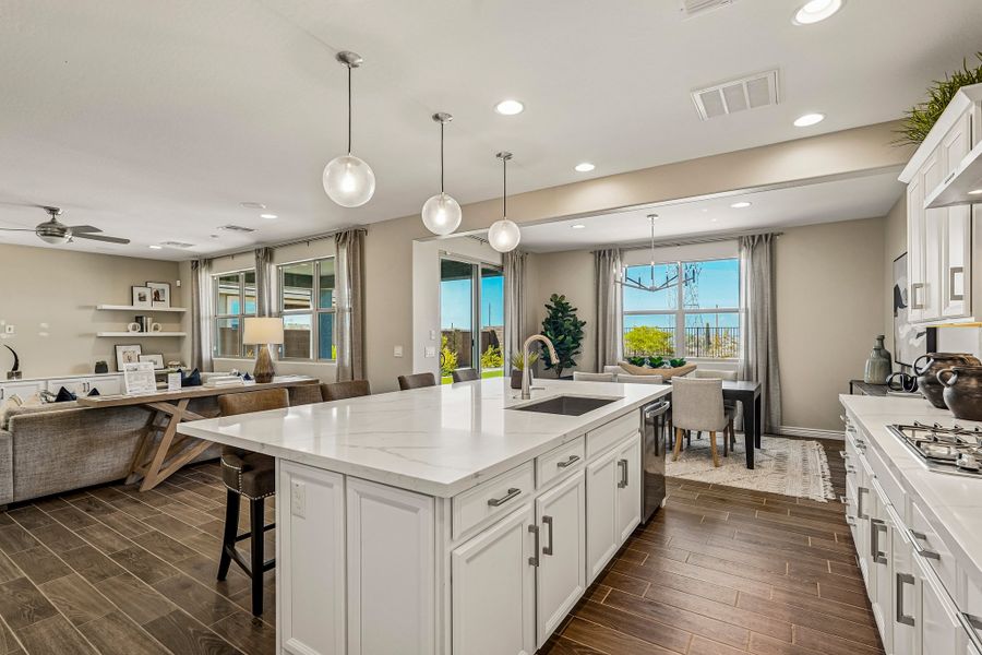 Furnished interior view inside a new home in Estrella, Goodyear (Image 11).