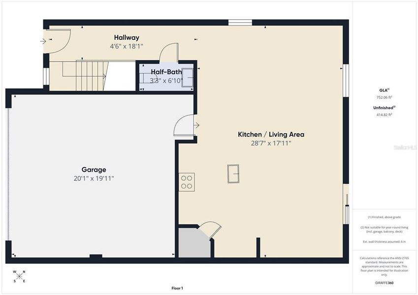 2D floor plan layout of this home in Two Rivers, Zephyrhills, FL (Image 7).