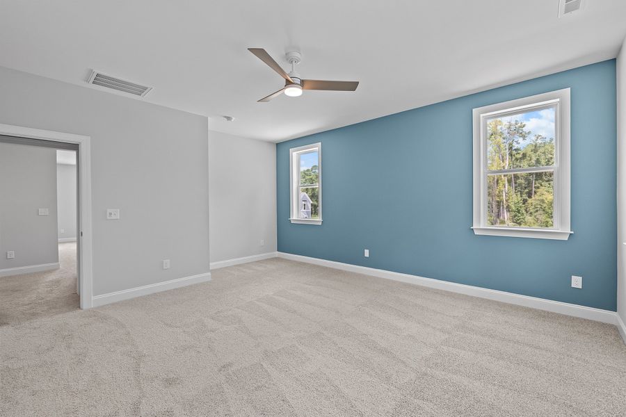 Representative unfurnished interior of a home built from the The Hampton by RobuckHomes in Kennebec Crossing, Angier (Image 114). Representative unfurnished interior of a home built from the The Hampton by RobuckHomes in Kennebec Crossing, Angier (Image 114).