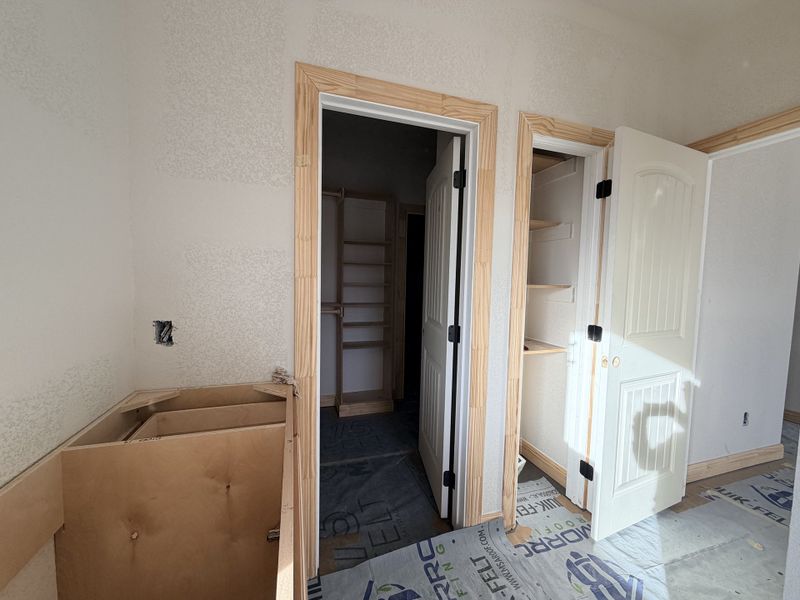 In-progress construction of a new home in Saddle Crest Estates, Weatherford, TX (Image 35).