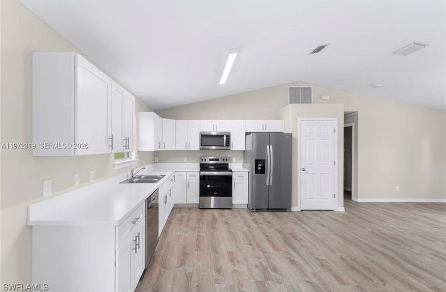 Furnished interior view inside a new home in , Lehigh Acres (Image 7).