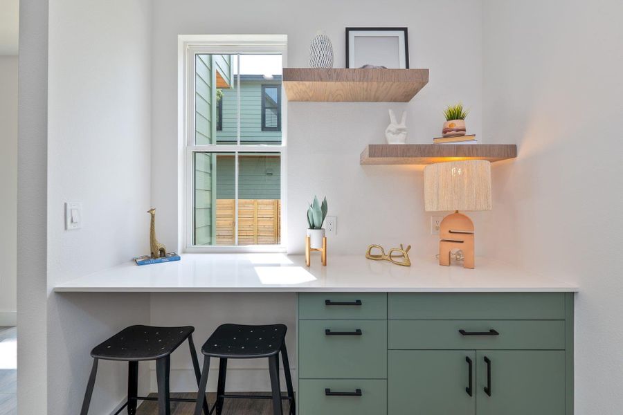 Built in ideal for desk or work station