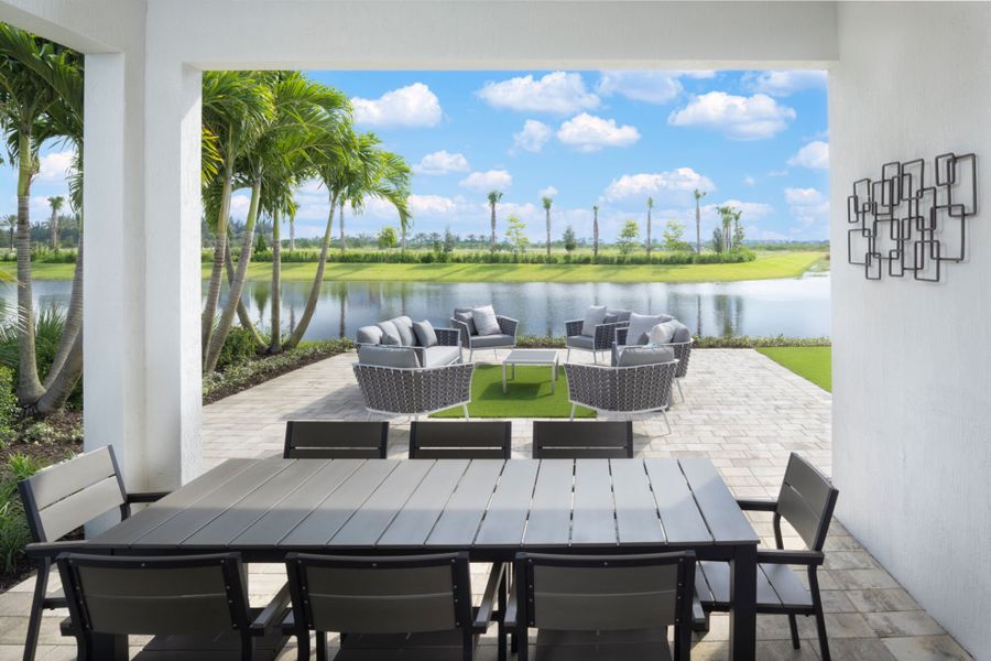Representative exterior details of a home built from the Meridian by Mattamy Homes in Tradition, Port St. Lucie (Image 3). Representative exterior details of a home built from the Meridian by Mattamy Homes in Tradition, Port St. Lucie (Image 3).