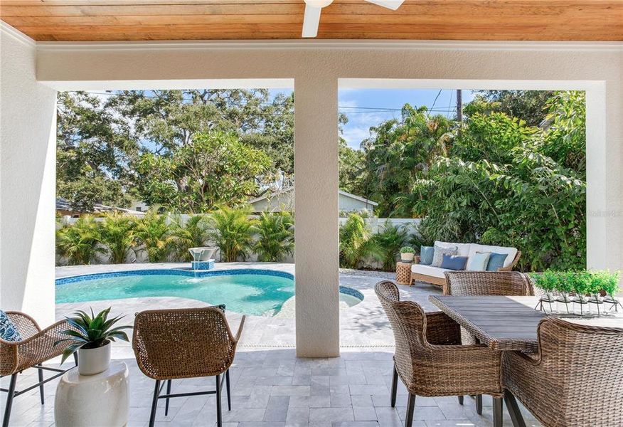 Exterior details and patio area of a home in , Gulfport (Image 26).
