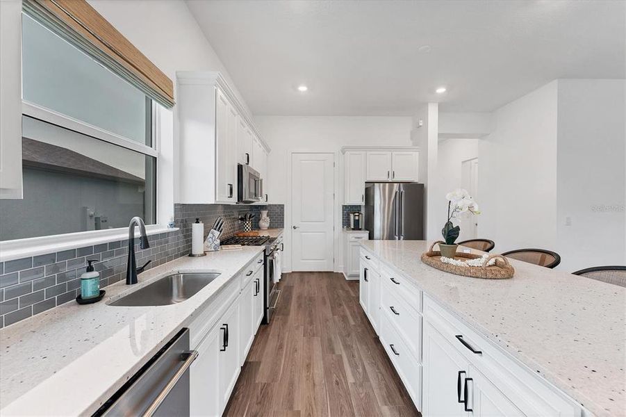 Furnished interior view inside a new home in , Parrish (Image 8).