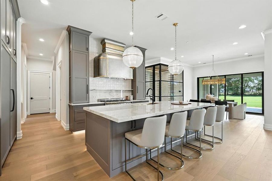 Furnished interior view inside a new home in , Bartonville (Image 17).