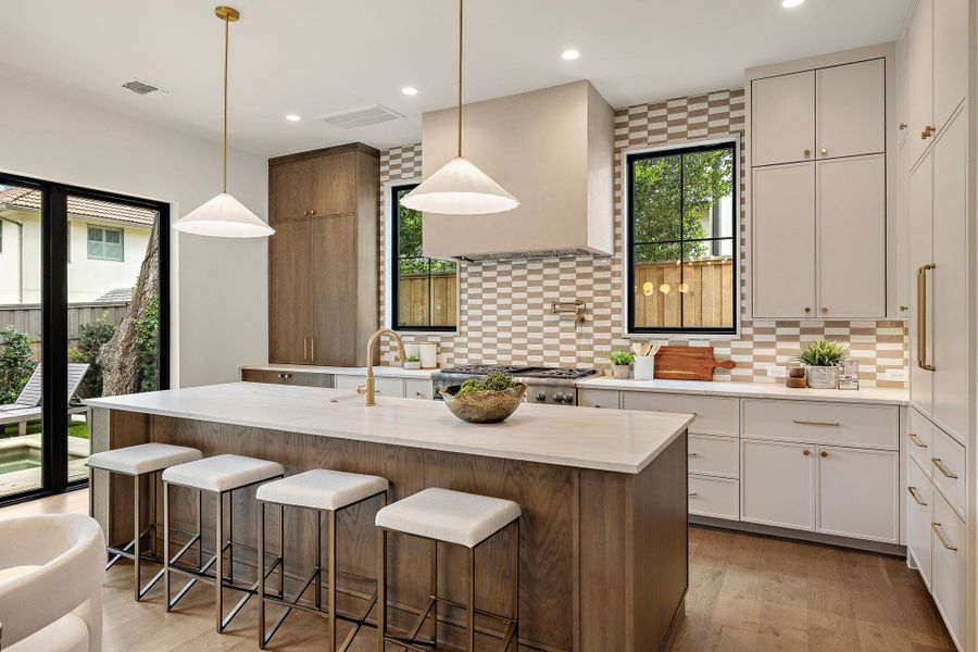 Furnished interior view inside a new home in , Austin (Image 39).