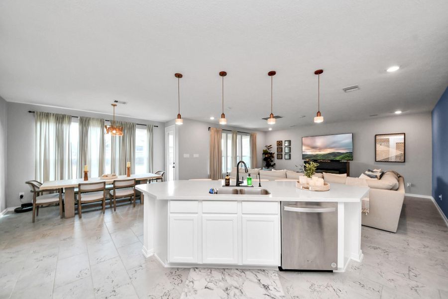 Furnished interior view inside a new home in , Cypress (Image 30).