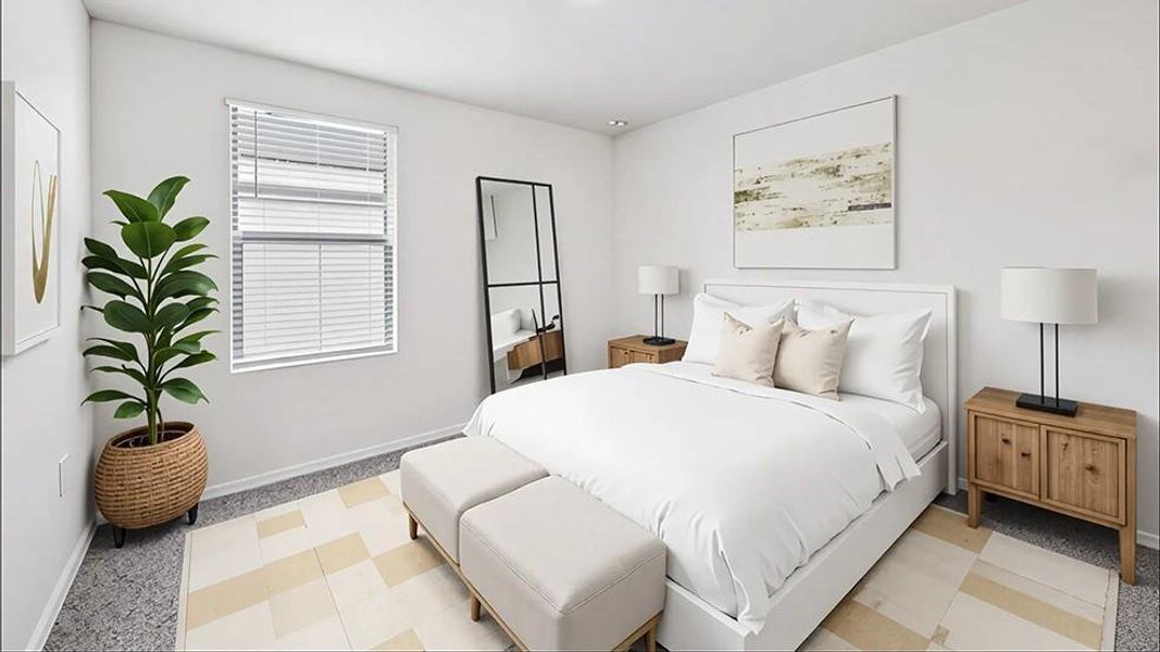 Furnished interior view inside a new home in Sherwood Manor, South Fulton (Image 4).